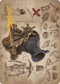 Goblin Charbelcher Art Card (Gold-Stamped Signature), Art Series: The Brothers' War