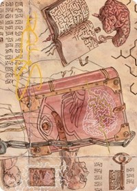 Mazemind Tome Art Card (Gold-Stamped Signature), Art Series: The Brothers' War