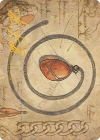 Mox Amber Art Card (Gold-Stamped Signature), Art Series: The Brothers' War