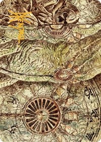 Phyrexian Processor Art Card (Gold-Stamped Signature), Art Series: The Brothers' War