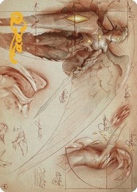 Platinum Angel Art Card (Gold-Stamped Signature), Art Series: The Brothers' War