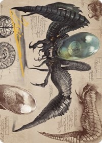 Psychosis Crawler Art Card (Gold-Stamped Signature), Art Series: The Brothers' War