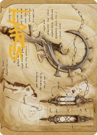 Soul-Guide Lantern Art Card (Gold-Stamped Signature), Art Series: The Brothers' War