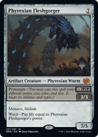 Phyrexian Fleshgorger, Promo Pack: The Brothers' War