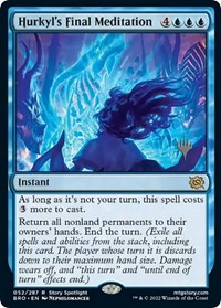 Hurkyl's Final Meditation, Promo Pack: The Brothers' War