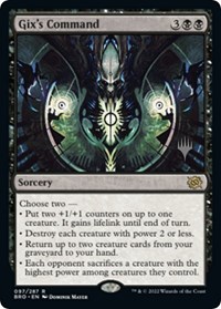 Gix's Command, Promo Pack: The Brothers' War