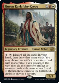Queen Kayla bin-Kroog, Promo Pack: The Brothers' War