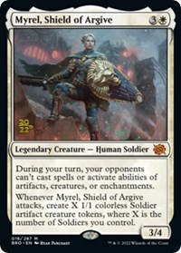 Myrel, Shield of Argive, Prerelease Cards