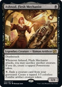 Ashnod, Flesh Mechanist, Prerelease Cards