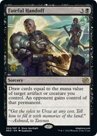 Fateful Handoff, Prerelease Cards