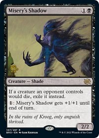 Misery's Shadow, Prerelease Cards
