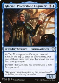 Glacian, Powerstone Engineer, The List Reprints