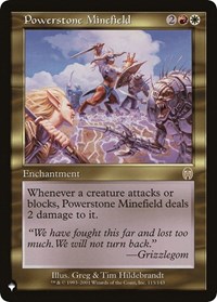 Powerstone Minefield, The List Reprints