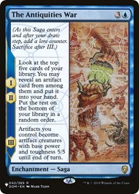 The Antiquities War, The List Reprints