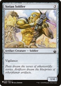 Yotian Soldier, The List Reprints