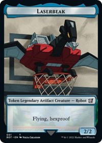 Laserbeak Token, Universes Beyond: Transformers