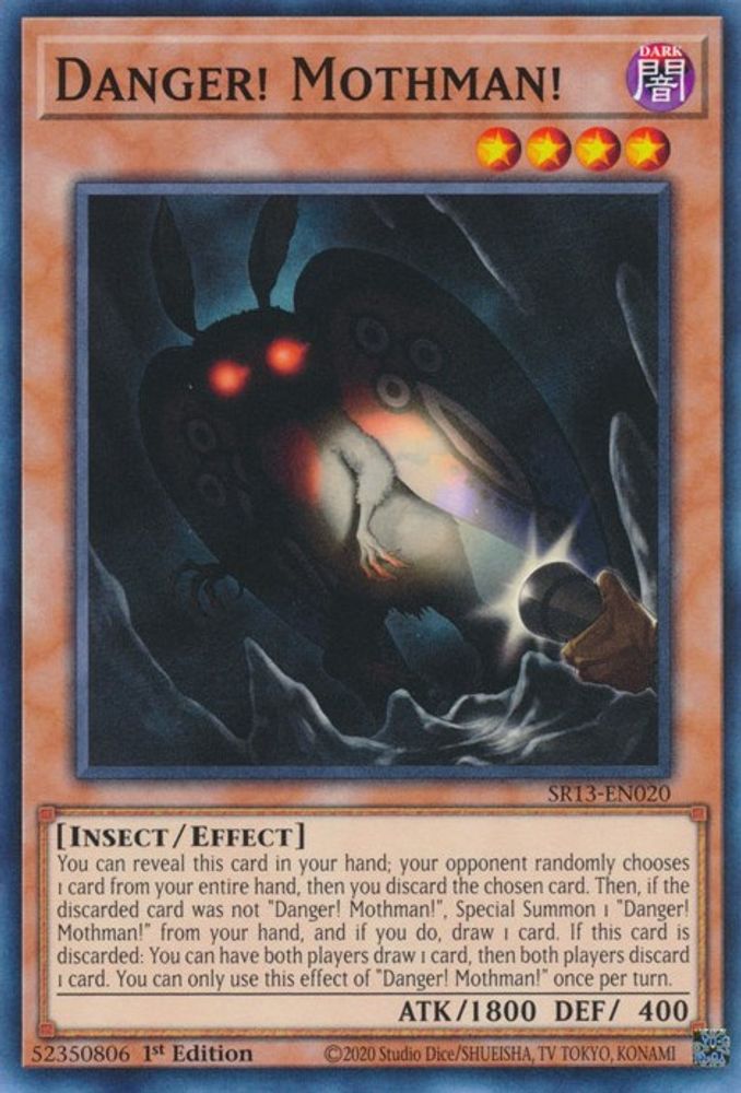 Danger! Mothman!, 1st-edition, front