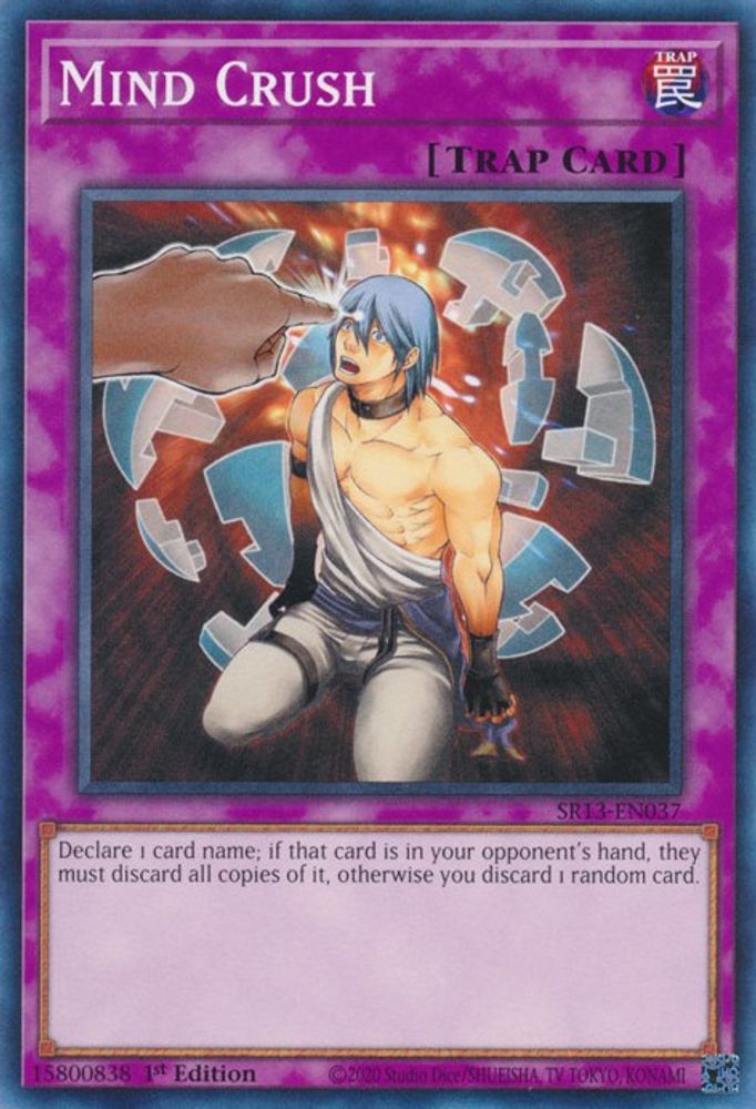 Mind Crush, 1st-edition, front