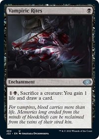 Vampiric Rites, Jumpstart 2022