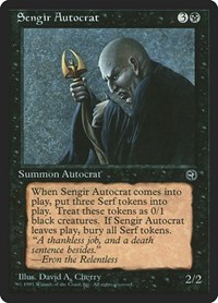 Sengir Autocrat, Homelands