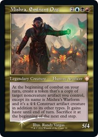 Mishra, Eminent One (Display Commander) - Thick Stock, Commander: The Brothers' War