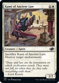 Kami of Ancient Law, Jumpstart 2022