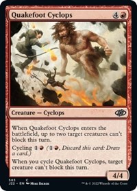 Quakefoot Cyclops, Jumpstart 2022