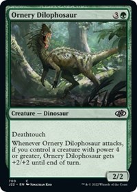 Ornery Dilophosaur, Jumpstart 2022
