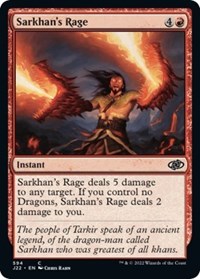 Sarkhan's Rage, Jumpstart 2022