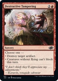 Destructive Tampering, Jumpstart 2022