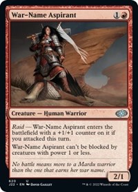 War-Name Aspirant, Jumpstart 2022