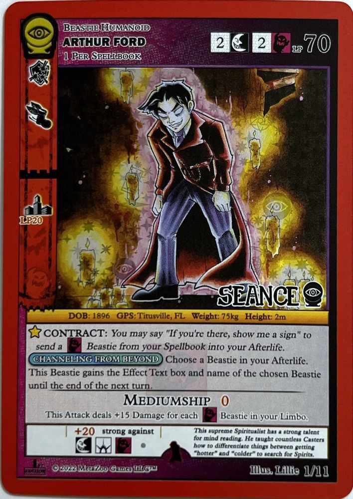 Arthur Ford, Holo, front