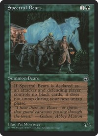 Spectral Bears, Homelands