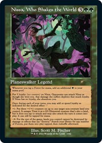 Nissa, Who Shakes the World (Retro Frame), Secret Lair Drop Series