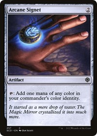 Arcane Signet, Starter Commander Decks