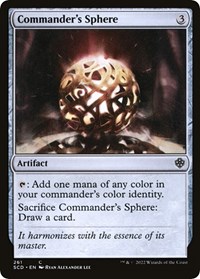 Commander's Sphere, Starter Commander Decks