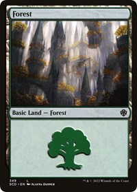 Forest (349), Starter Commander Decks