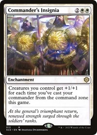 Commander's Insignia, Starter Commander Decks