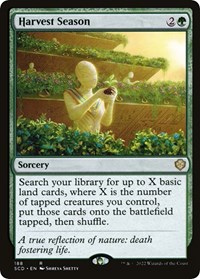 Harvest Season, Starter Commander Decks