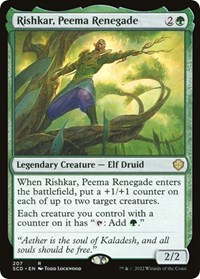 Rishkar, Peema Renegade, Starter Commander Decks