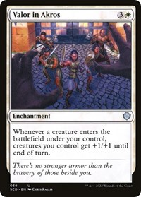 Valor in Akros, Starter Commander Decks
