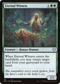 Eternal Witness, Starter Commander Decks