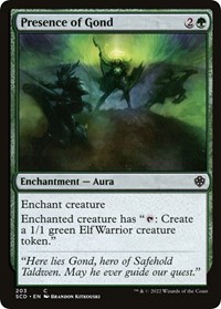 Presence of Gond, Starter Commander Decks