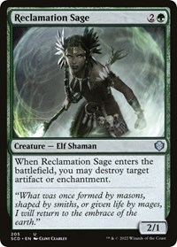 Reclamation Sage, Starter Commander Decks