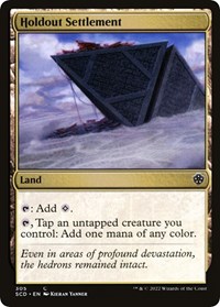 Holdout Settlement, Starter Commander Decks