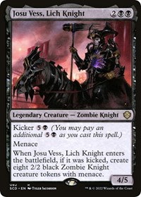 Josu Vess, Lich Knight, Starter Commander Decks