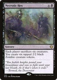 Necrotic Hex, Starter Commander Decks