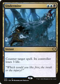 Undermine, Starter Commander Decks