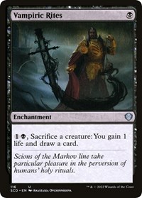 Vampiric Rites, Starter Commander Decks