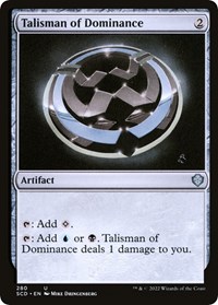 Talisman of Dominance, Starter Commander Decks